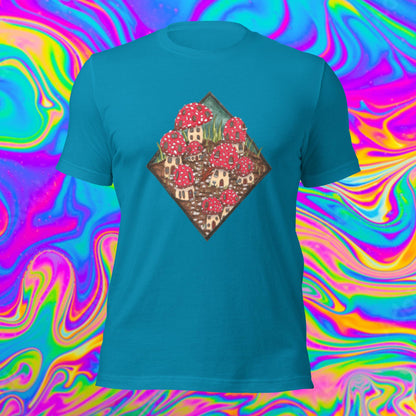 toadstool village Unisex t-shirt