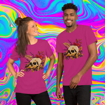 autumn skull t-shirt