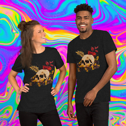 autumn skull t-shirt