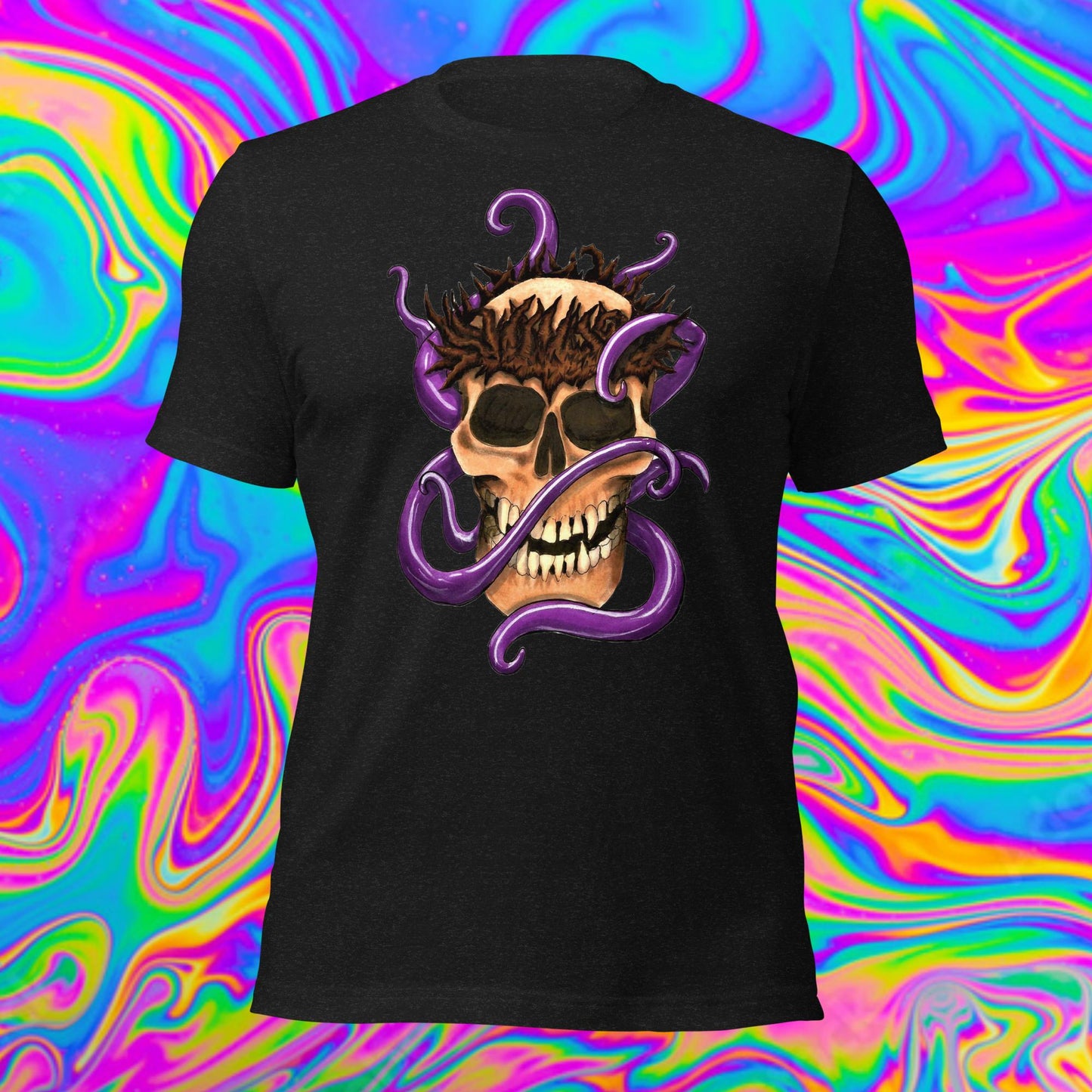 tentacle skull t-shirt