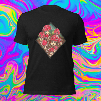 toadstool village Unisex t-shirt