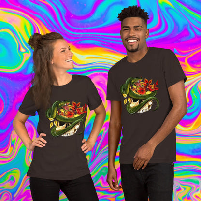 autumn snake skull t-shirt