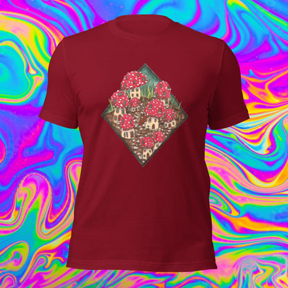 toadstool village Unisex t-shirt