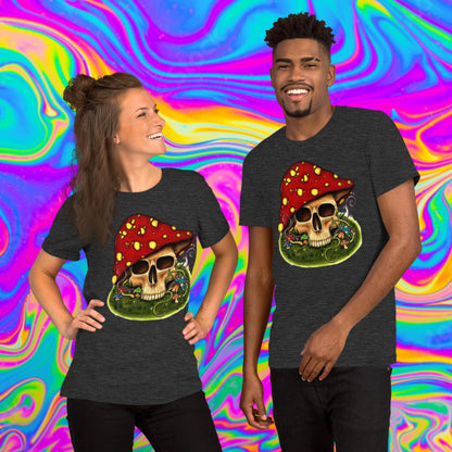 mushroom skull t-shirt