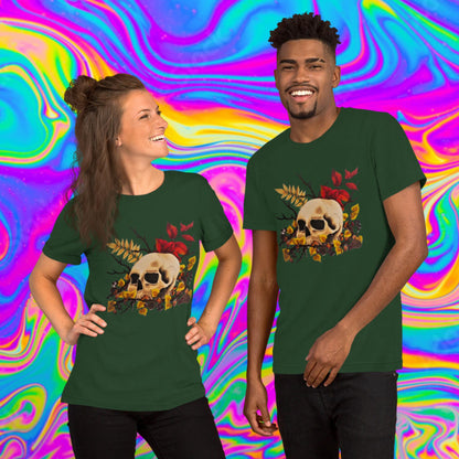 autumn skull t-shirt