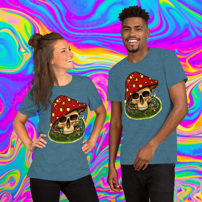 mushroom skull t-shirt