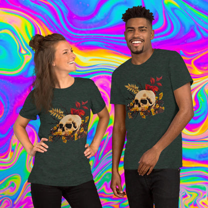 autumn skull t-shirt
