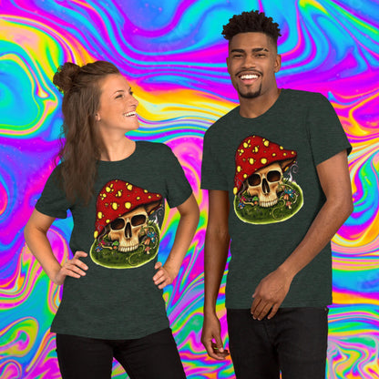 mushroom skull t-shirt