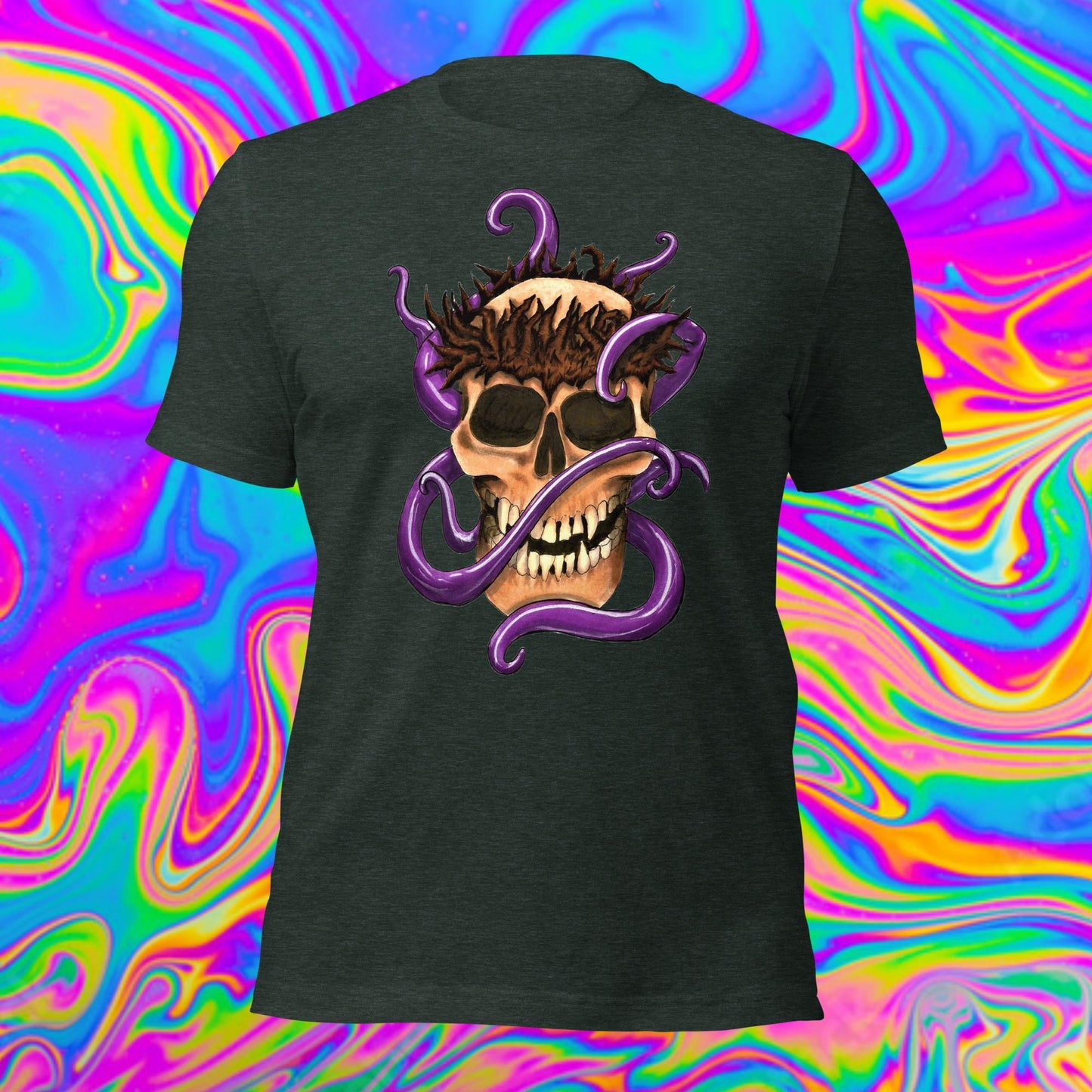 tentacle skull t-shirt