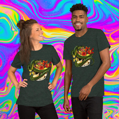 autumn snake skull t-shirt