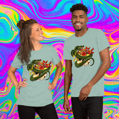 autumn snake skull t-shirt
