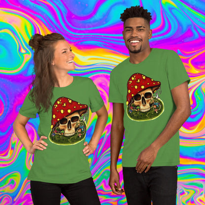 mushroom skull t-shirt