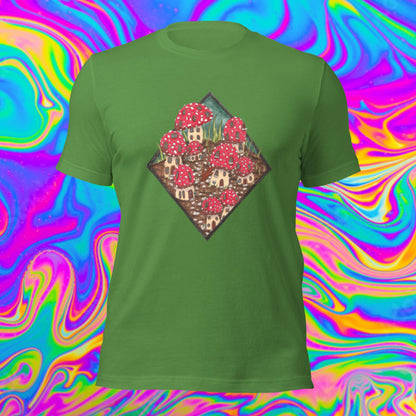 toadstool village Unisex t-shirt