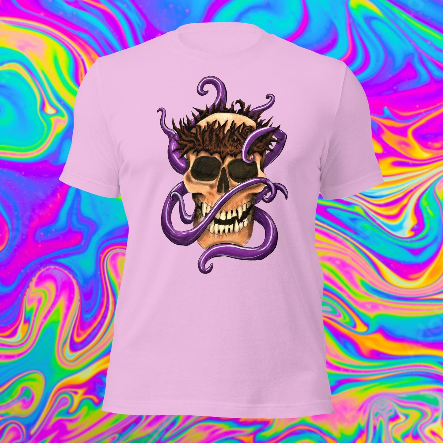 tentacle skull t-shirt