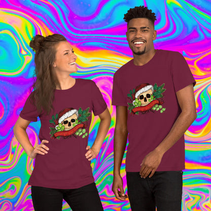 Merry Christmas skull t-shirt