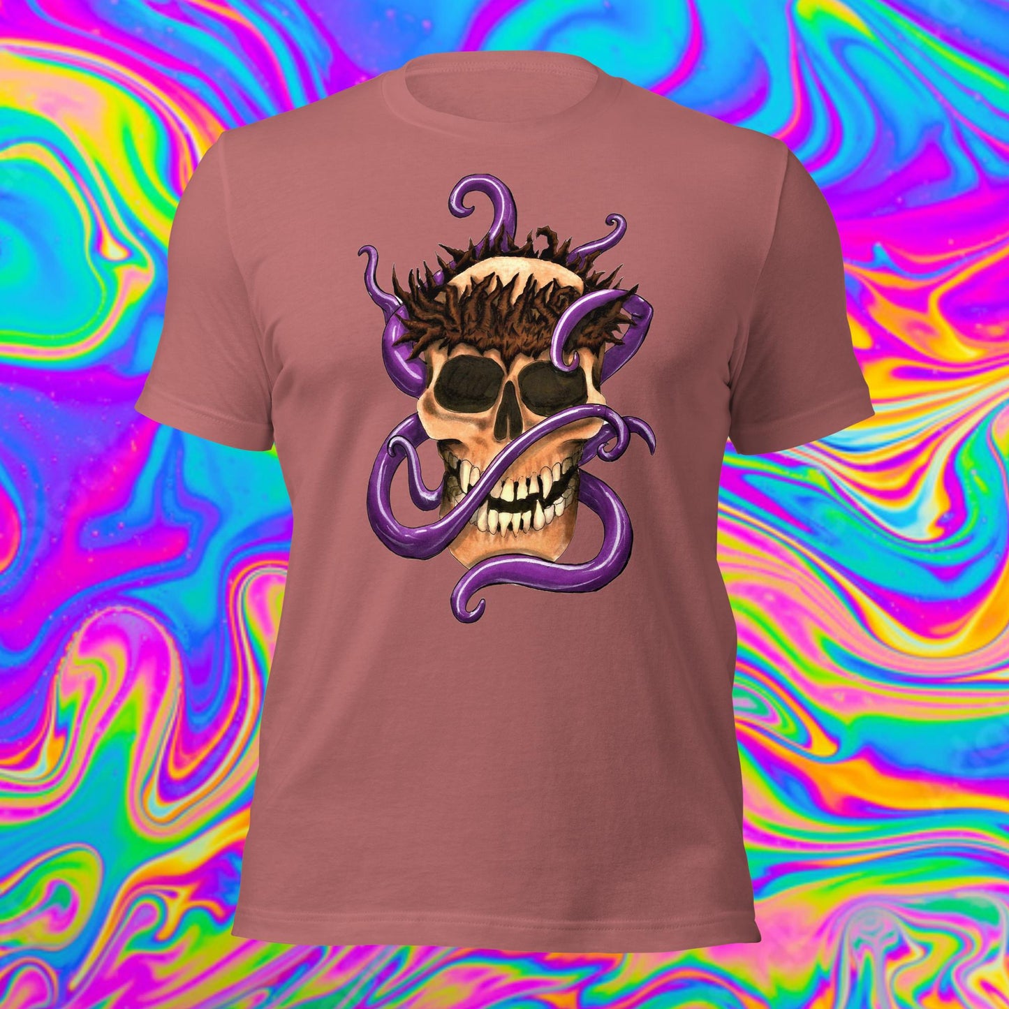 tentacle skull t-shirt