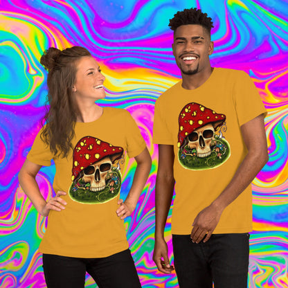 mushroom skull t-shirt