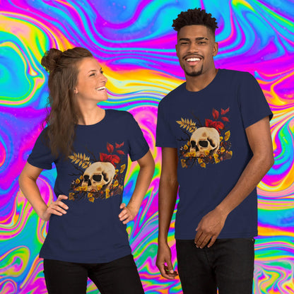autumn skull t-shirt