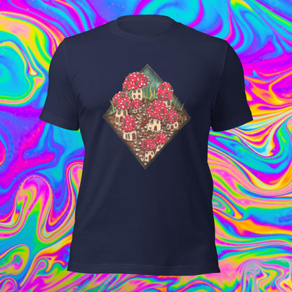 toadstool village Unisex t-shirt