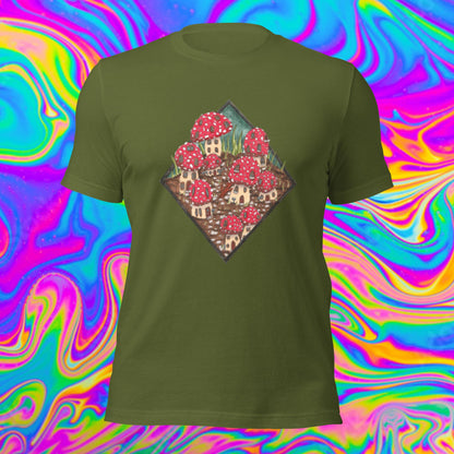 toadstool village Unisex t-shirt