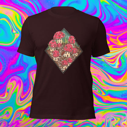 toadstool village Unisex t-shirt