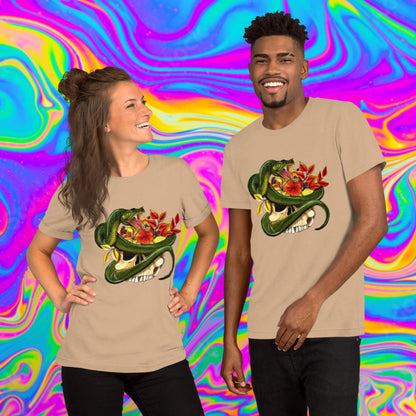 autumn snake skull t-shirt