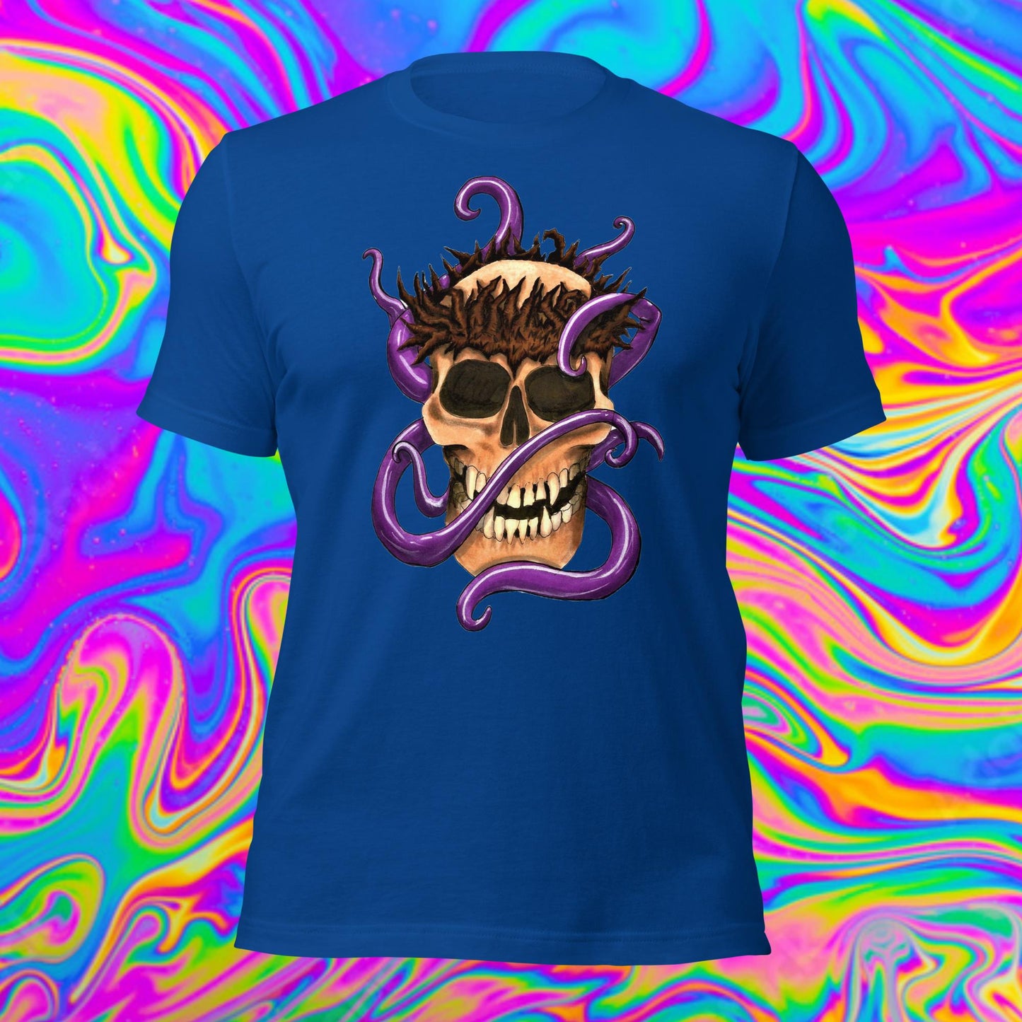 tentacle skull t-shirt