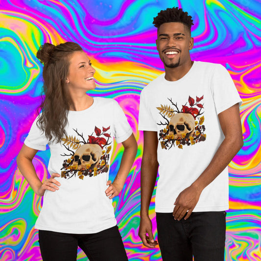 autumn skull t-shirt